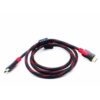 Smaat 2m High Speed HDMI To HDMI Cable – Black And Red - Image 2