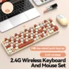 T-Wolf TF350 2.4G Wireless Keyboard and Mouse Combo - Image 2