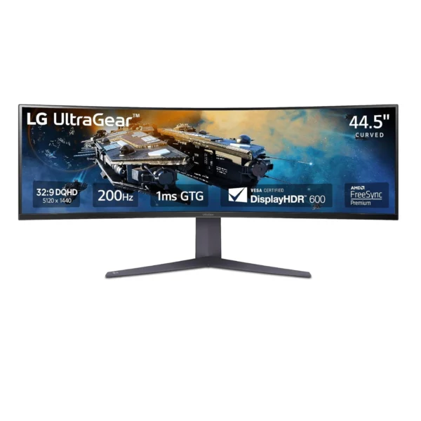 LG 45GR65DC-B 45" UltraGear™ QHD 1440P Curved Gaming Monitor with VESA DisplayHDR™