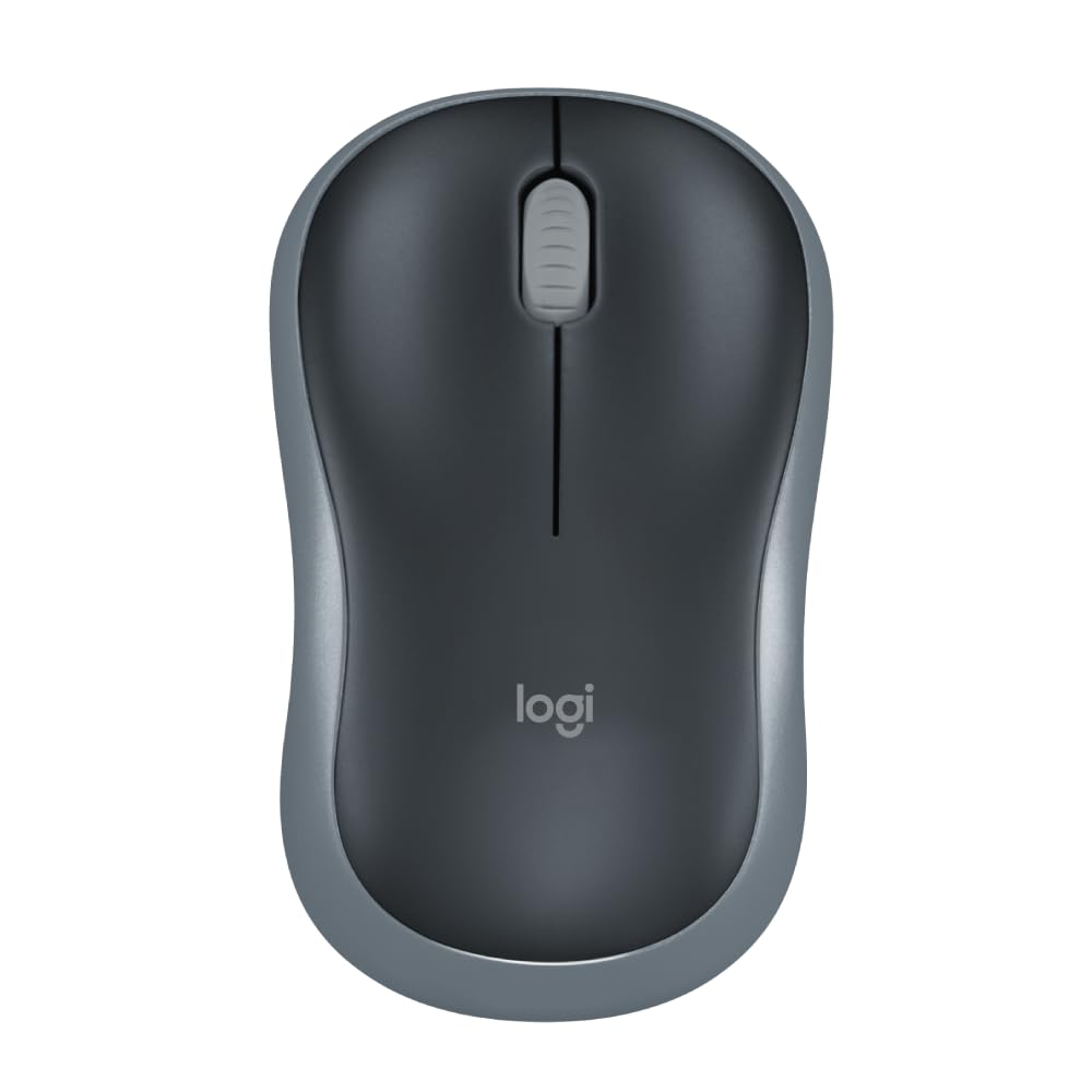 Logitech M186 Wireless Mouse, 2.4ghz With Usb Mini Receiver, 12-month Battery Life, 1000 Dpi